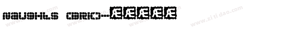 Naughts (BRK)字体转换